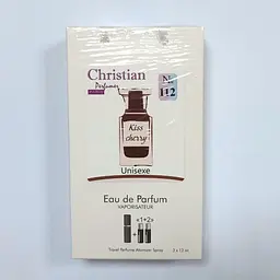 Парфуми жіночі Christian Lost Cherry №112 подарункові з атомайзером 3 шт. по 12 мл