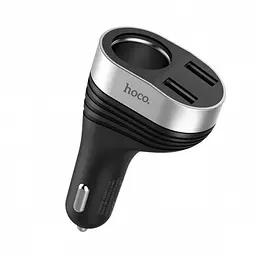 Автомобільний зарядний пристрій із цифровим дисплеєм 2 USB HOCO Z29 Regal - мініатюра 5
