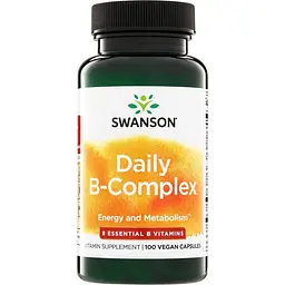 Комплекс вітамінів групи B Swanson Daily B-Complex 100 вегакапсул