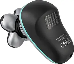 Електробритва чоловіча Rotex RHC240-5D HeadPlus акумуляторна роторна бритва для голови та обличчя з 5D плавальними головками - мініатюра 5