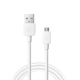 Шнур для зарядки телефона белый 80 см, кабель USB micro USB кабель для зарядки USB-MICRO USB S4 - миниатюра 2