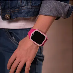 Дитячий розумний GPS годинник Wonlex KT22 Pink з відеодзвінком (SBWKT22P) - мініатюра 3