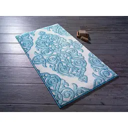 Килимок для ванної Confetti Emboss turkuaz 80 x 140