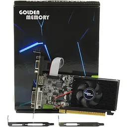 Відеокарта Golden Memory GT 610 1Gb GDDR3, 64-bit, VGA/DVI/HDMI, 810/1333 MHz, Low Profile (GT610D31G64BIT) (GDDR3, 64 bit, PCI-E 3.0 x16) - мініатюра 3