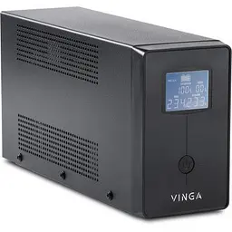 Пристрій безперебійного живлення Vinga LCD 1200VA metal case (VPC-1200M) - мініатюра 2