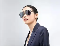 Окуляри Mijia Pilot Sunglasses UV400 (TYJ02TS DMU4053TY) Dark-Grey - мініатюра 7