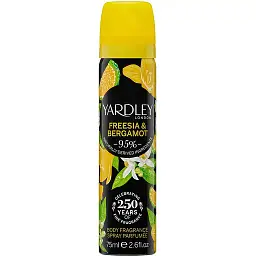 Yardley Дезодорант Freesia & Bergamot 75мл