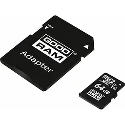 Карта пам'яті Goodram MicroSDXC 64GB class 10 UHS-I + Adapter SD (M1AA-0640R12) - мініатюра 2
