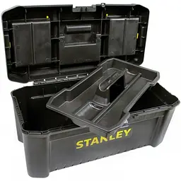 Ящик для інструментів Stanley 16" пластиковий металева защіпка 40.6x20.5x19.5 см (STST1-75518) - мініатюра 2
