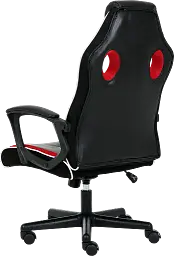 Геймерське крісло GT Racer чорне з білим та червоним (X-2301 Black/White/Red) - мініатюра 4