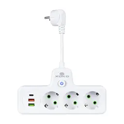 Мережевий фільтр живлення XoKo XK-SPW-3-2-1-WH - мініатюра 3