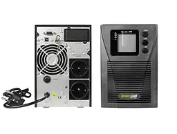Джерело безперебійного живлення UPS Green Cell Online MPII 1000VA 900W LCD UPS17 - мініатюра 2