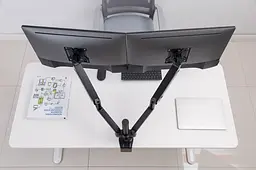 Настільне кріплення для двох моніторів OfficePro 17-32" Black (MA722B) - мініатюра 12