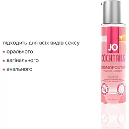 Лубрикант на водній основі System JO Cocktails - Cosmopolitan без цукру, рослинний гліцерин (60 мл) - мініатюра 4