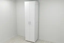 Шафа Гардероб Уні секція 7 серії Конект Ferrum-decor 220x60x50см Білий метал ДСП Білий 16 мм (FRD-104567) - мініатюра 2