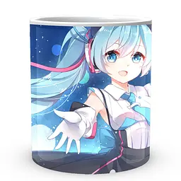 Кухоль GeekLand Hatsune Miku Хацуне Міку HM 02.17 330 мл білий - мініатюра 2