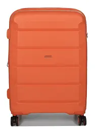 Валіза середня M поліпропілен Airtex 646 80л 67,5×47×26см Помаранчевий - мініатюра 3