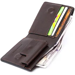 Шкіряне портмоне GRANDE PELLE 11х8,9х1 см acs0014749 - мініатюра 3