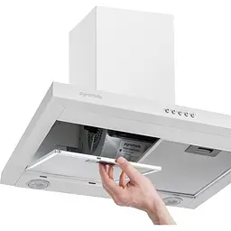 Витяжка купольна Pyramida KX 60 [1000] B WH [142782] - мініатюра 5