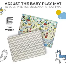 Двосторонній килимок Kinderkraft Matty 2 147x197 см KPMATT200000000 (00-00305204) - мініатюра 10