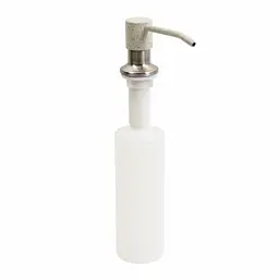 Дозатор миючого засобу Platinum Brushed SA001 білий в крапку, Білий