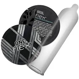Презервативи латексні One Flex Graphene (3 шт.) - мініатюра 2