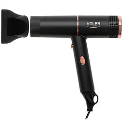 Фен з іонізацією Adler AD 2278, 1400 Вт 2 швидкості холодне повітря 1 шт. чорний (33705-IS) - мініатюра 4