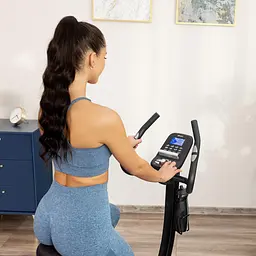 Велотренажер Gymtek XB4000 iConsole+ електромагнітний синій - мініатюра 4