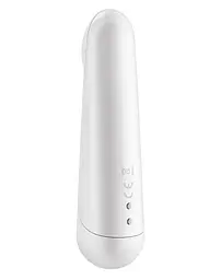 Мінівібратор Satisfyer Ultra Power Bullet 3 (White): Ультра-потужний, з точним кінчиком для стимуляції - мініатюра 5