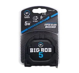 Рулетка вимірювальна My Tools Big Bob 27 мм x 5 м (129-5-27) - мініатюра 7