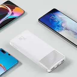 Портативний акумулятор Baseus Bipow Digital Display 10000 mAh 15W (PPDML-I01) чорний - мініатюра 4