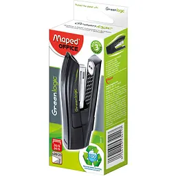 Степлер настільний Maped Greenlogic пластиковий №24/6, 26/6, 25 аркушів чорний (MP.353411) - мініатюра 3