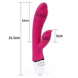 Вібратор-кролик Lovetoy Dreamer II 21.5х3.5 см рожевий - мініатюра 7