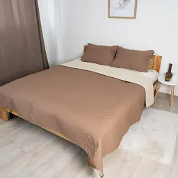 Покрывало ТЕП Vintage микрофибра 220x240 см капучино