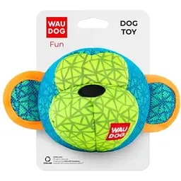 Іграшка для собак Waudog Fun мавпа, 16х10 см, блакитний (62032)