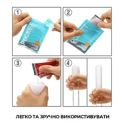 Мастурбатор TENGA Pocket Block Edge - мініатюра 5