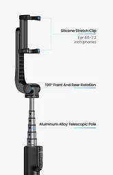 Селфі-монопод Ugreen Selfie Stick Black LP508 - мініатюра 2