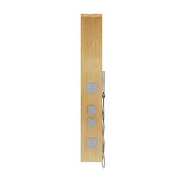 Душова панель Corsan Basti bamboo хром з термостатом B002TCH - мініатюра 2