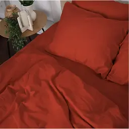 Простирадло на резинці MirSon Satin Premium 0081 Terracotta 200х90 см (2200010929355) - мініатюра 2