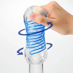 Мастурбатор Tenga Spinner DX 01 Drops, з пружною стимулювальною спіраллю всередині, ніжний вплив - мініатюра 3
