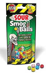 Кислі цукерки Toxic Waste Sour Smog Balls 85г - мініатюра 2
