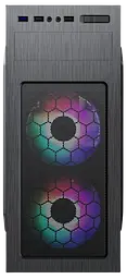 Корпус GameMax MT525-2U3TYC FRGB Black (MT525-2U3TYC-3FAN) - мініатюра 2