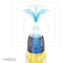 Назальний аспіратор соплевідсмоктувач Medica+ Nose Cleaner 6.0 yellow - мініатюра 3