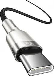 Кабель Baseus Cafule Series Metal Cable Type-C to Type-C 100W 1m CATJK-C01 Black - мініатюра 4