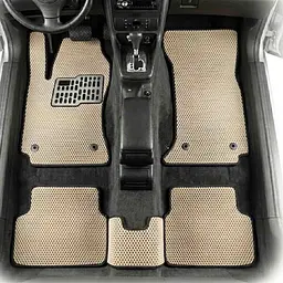 Килимки в салон EVA для Audi A4 B5 1994-2001 з підп'ятником Бежеві 5 шт