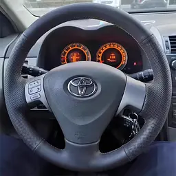 Чохол Обплетення Керма для Toyota Corolla 2006-2012 Шкіра (Модельна Викрійка)