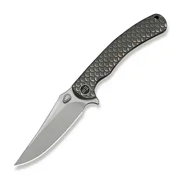 Нож складной туристический Weknife Dracarys, (9.1 см) Böhler M390/титан 6AL4V серый
