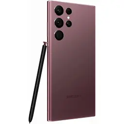 Смартфон Samsung Galaxy S22 Ultra 5G 12/256Gb Burgundy S9080/DS (Asia) [NFC, 2 SIM, no e-SIM] - мініатюра 6