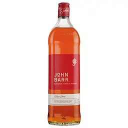 Упаковка віскі Віскі John Barr 40% 12 л (1 л х 12 шт.) - мініатюра 2