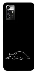 TPU чохол Demsky Lazy cat для ZTE Blade A72